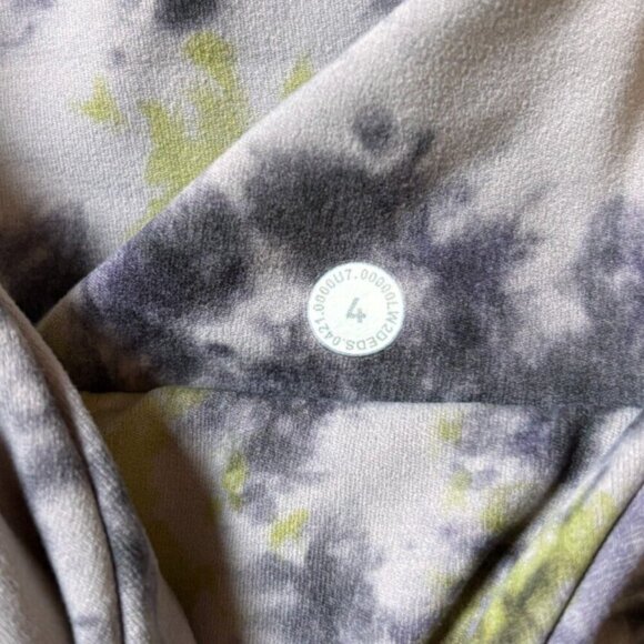 Lululemon Align Reversible Bra Radial Tie Dye Mauve Grey Multi Womens 4 - Picture 6 of 8